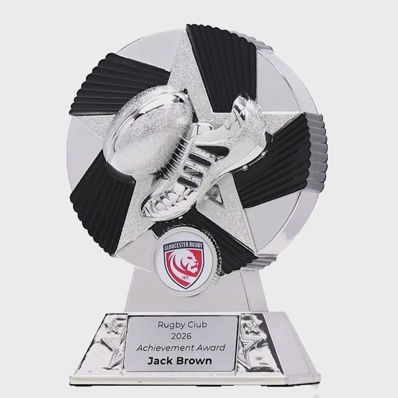 Chevron Rugby Trophy - product video