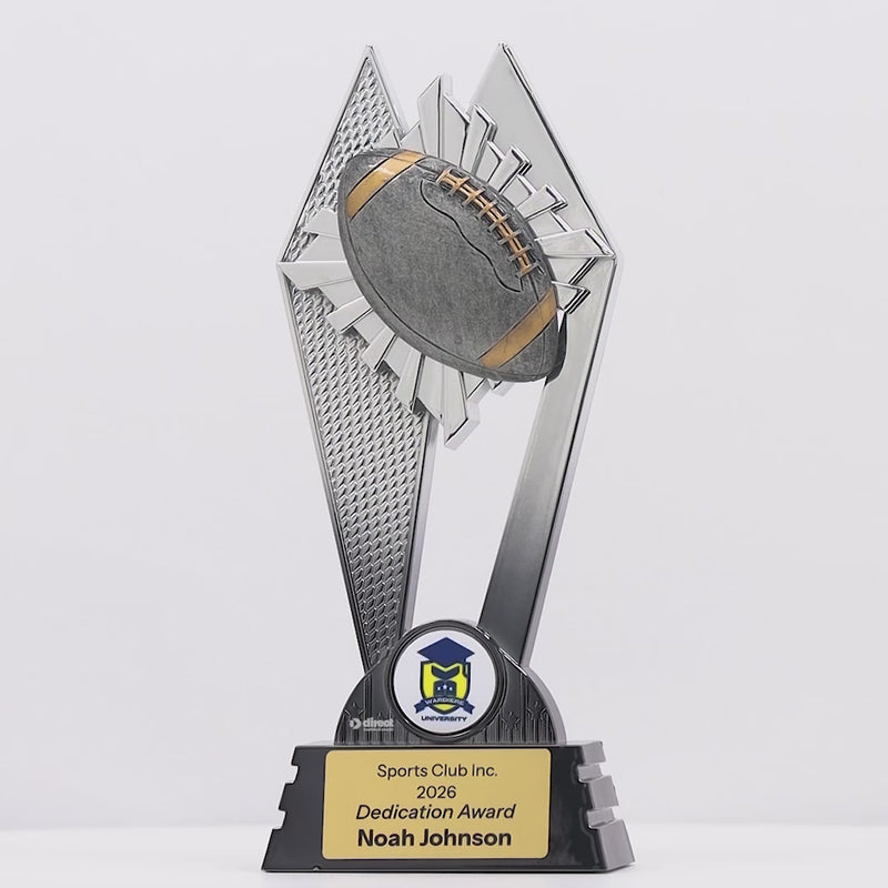 Peak American Football Trophy - product video