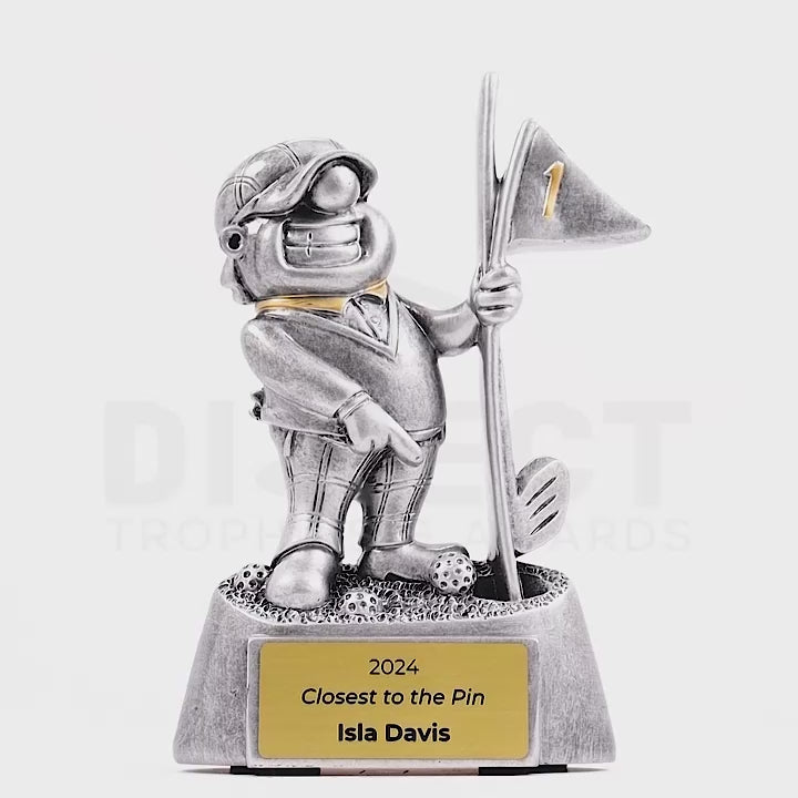 Golf Nearest the Pin Funnie Trophy