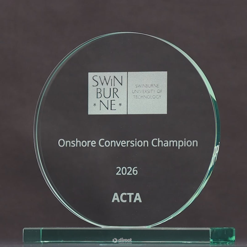 Verona Jade Glass Award - product video