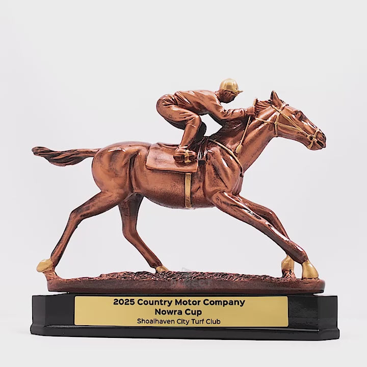 Horse Jockey Trophy - product video