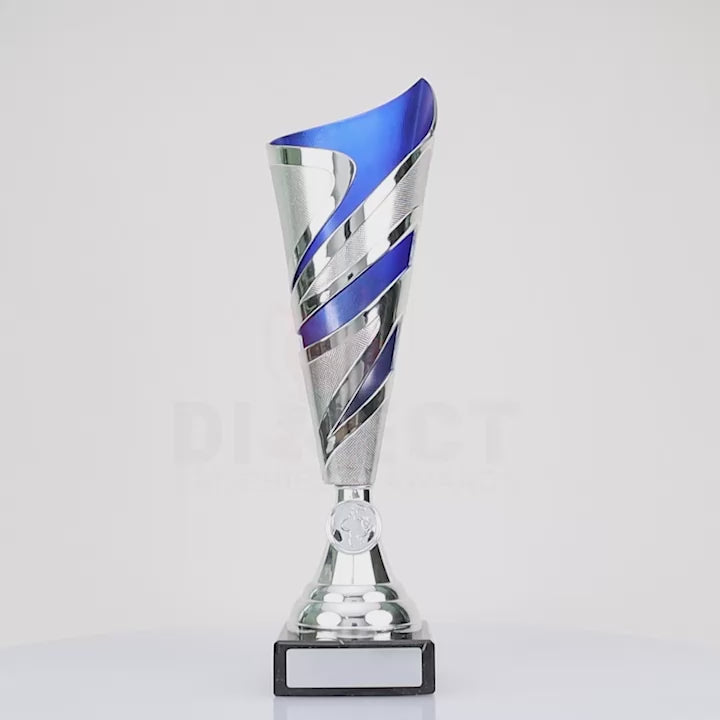 Cyclone Cup Silver Blue