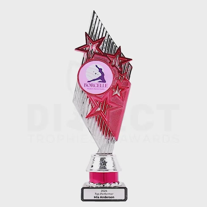 Starfinder Silver Pink Trophy