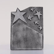 Star Cross Plaque Silver 195mm