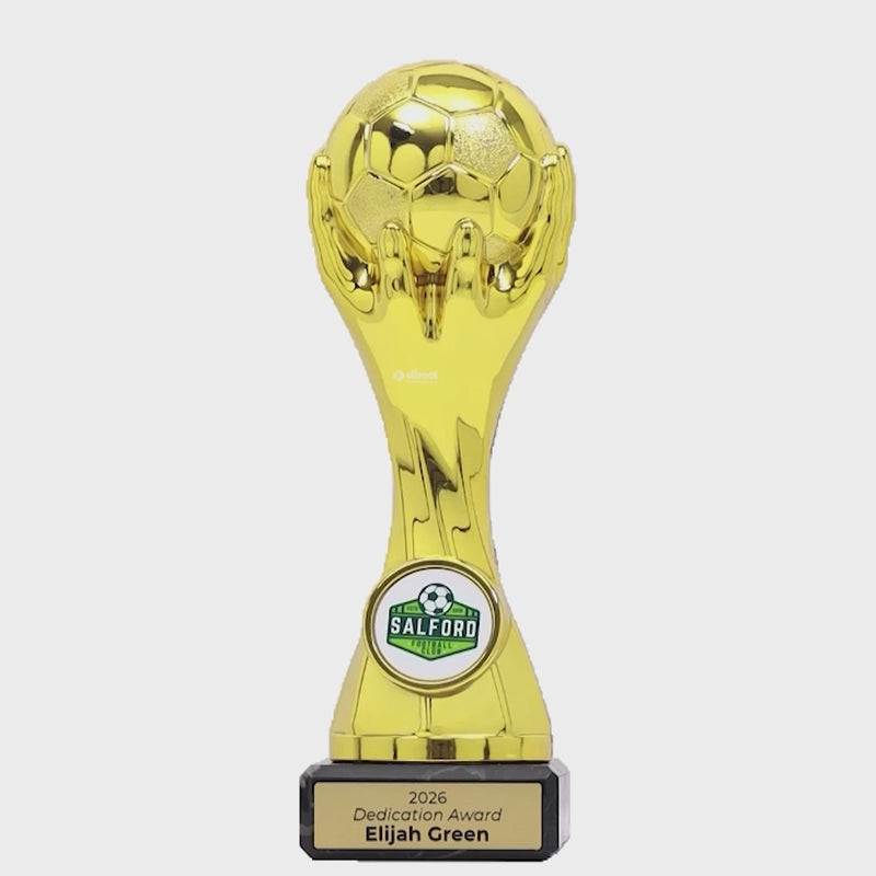Football Gold Trophy - product video