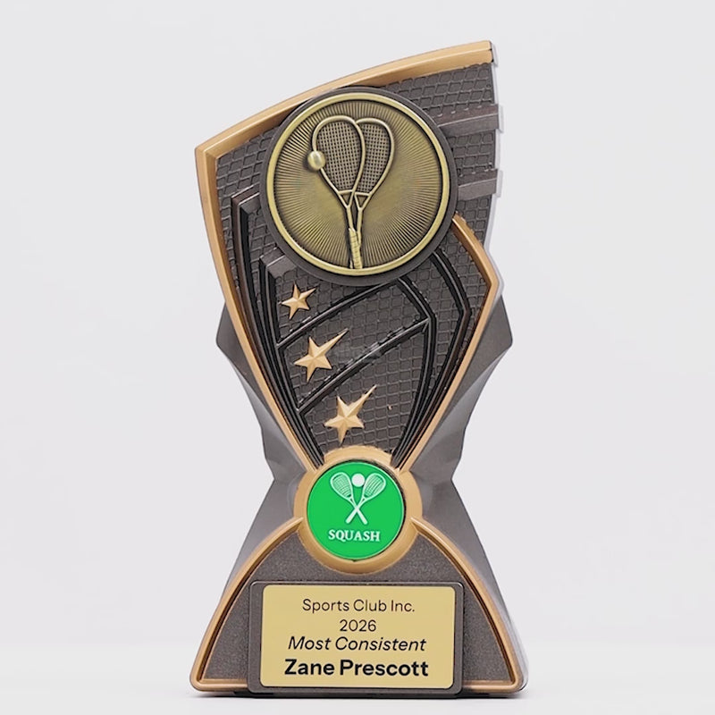 Onyx Squash Trophy - product video