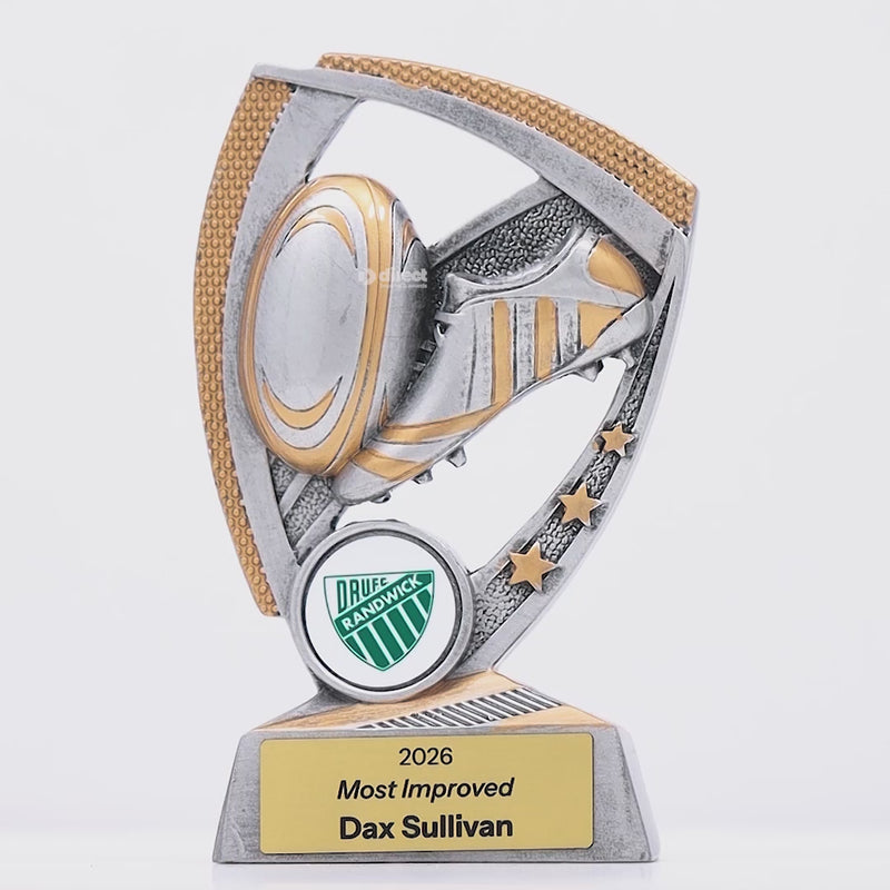 Rally Rugby Trophy - product video