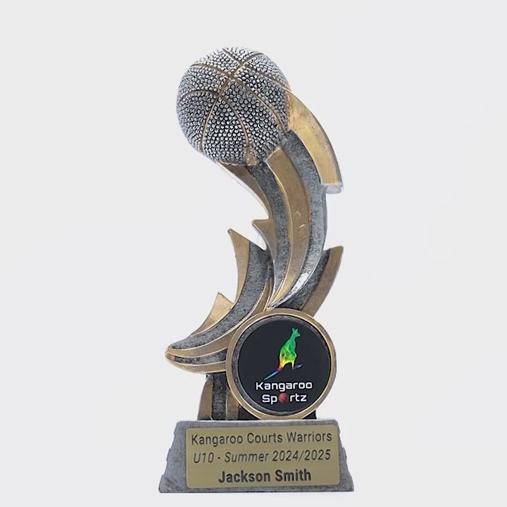 Thunderbolt Basketball Trophy
