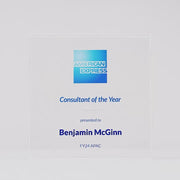 Essence Square Crystal Colour Trophy