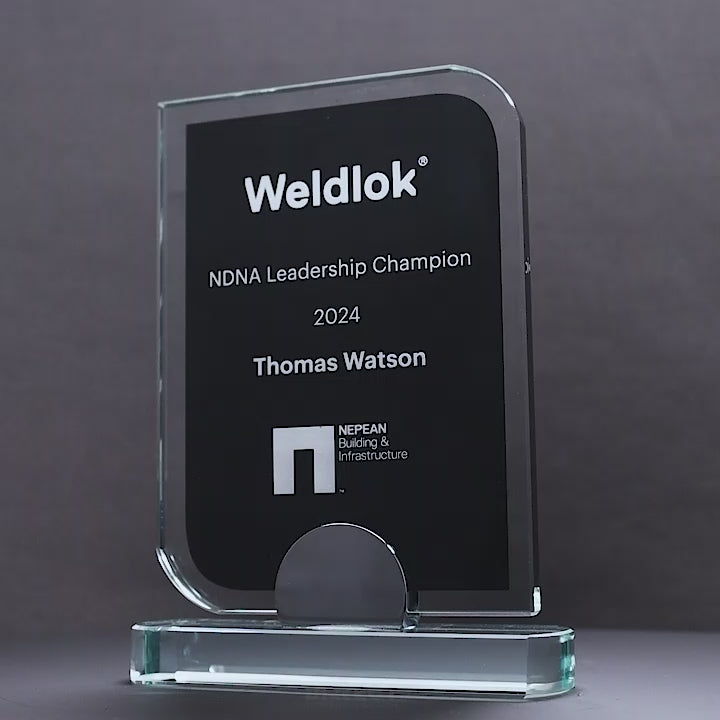Modulo Glass Black Trophy