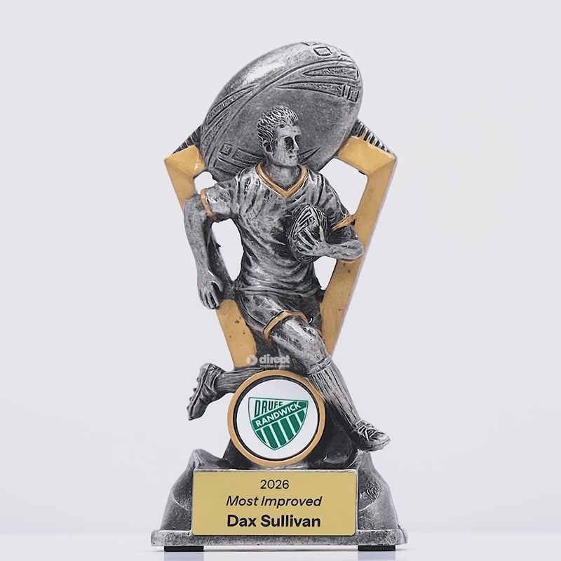 Kinetic Rugby Male Trophy - product video