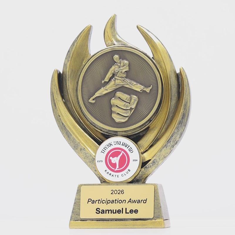 Vesta Martial Arts Trophy - product video