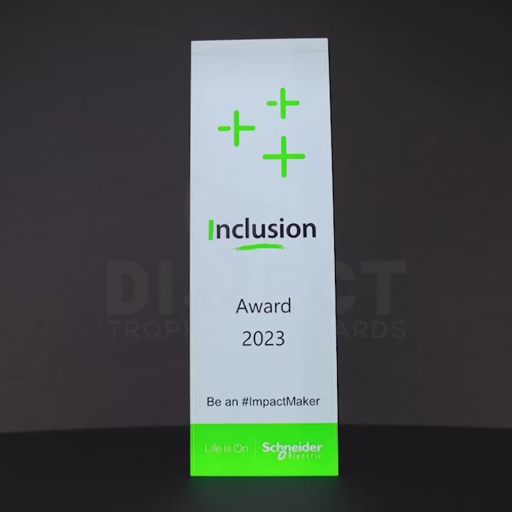 Insignia Colour Acrylic Trophy