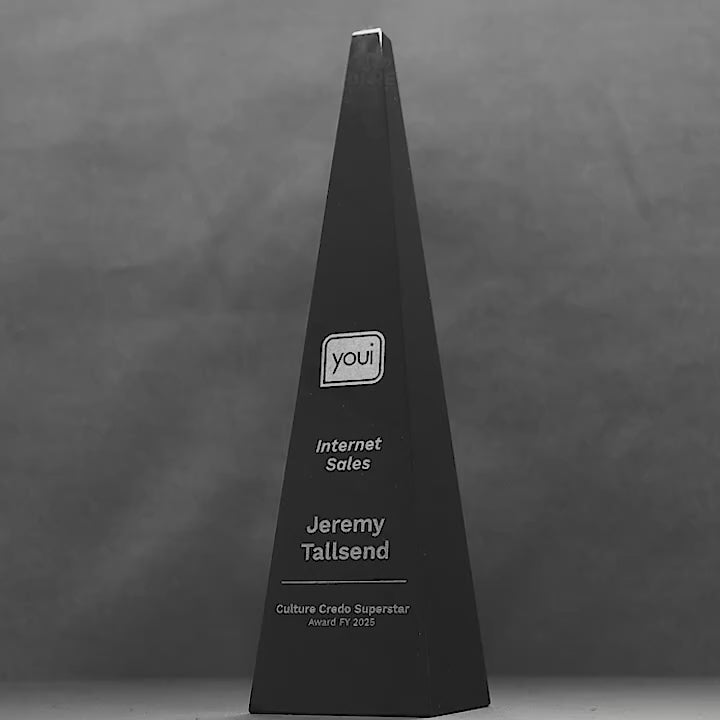 Black Crystal Obelisk Trophy
