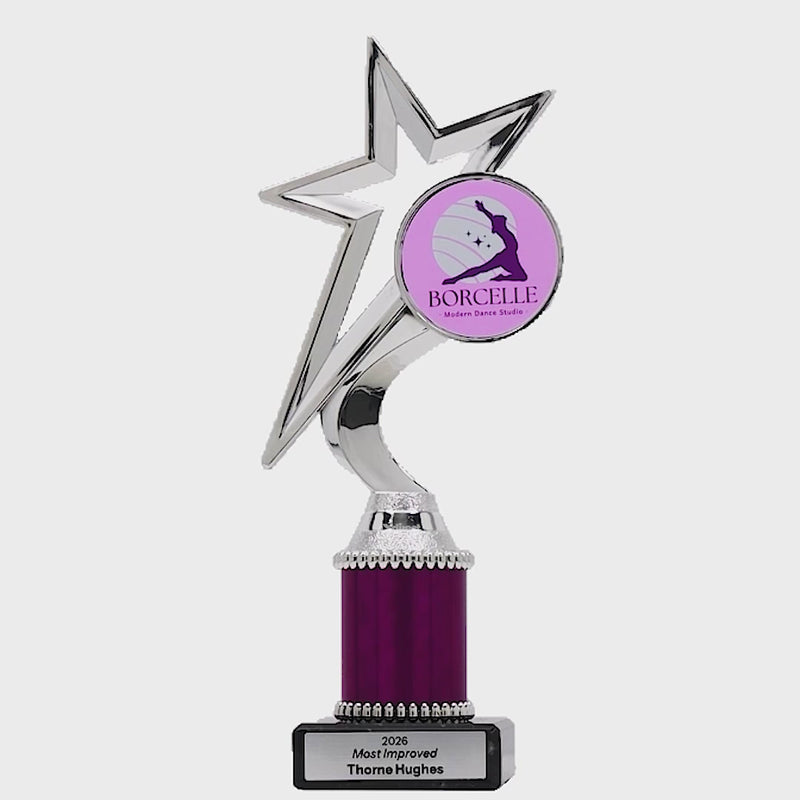 Dance Silver Logo Star Purple - product video