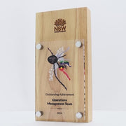 Ascent Wood Acrylic Colour Trophy