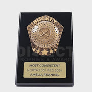 Cosmos Hockey Black Plaque