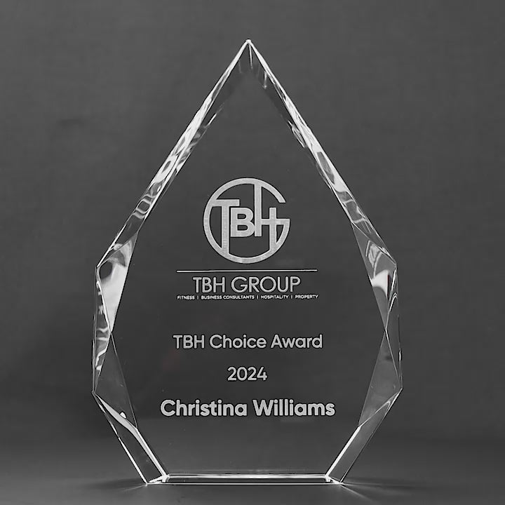 Infiniti Crystal Arrowhead Trophy