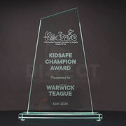 Peak Jade Glass Trophy