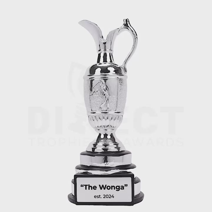 Golf Silver Trophy Cup