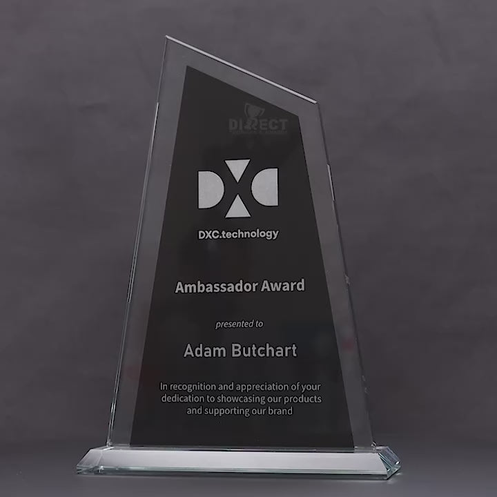 Ultra Glass Black Trophy