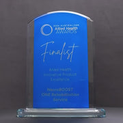 Altra Arch Glass Blue Trophy