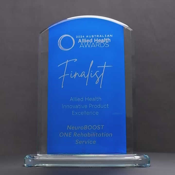 Altra Arch Glass Blue Trophy