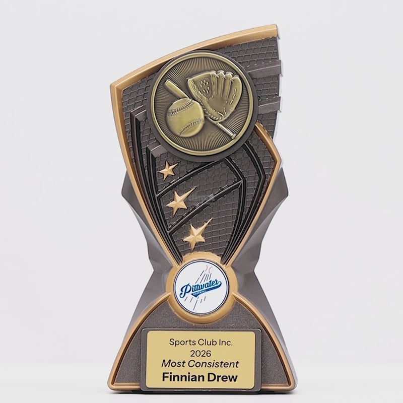 Onyx Baseball Trophy - product video