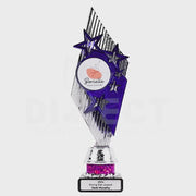 Starfinder Silver Purple Trophy