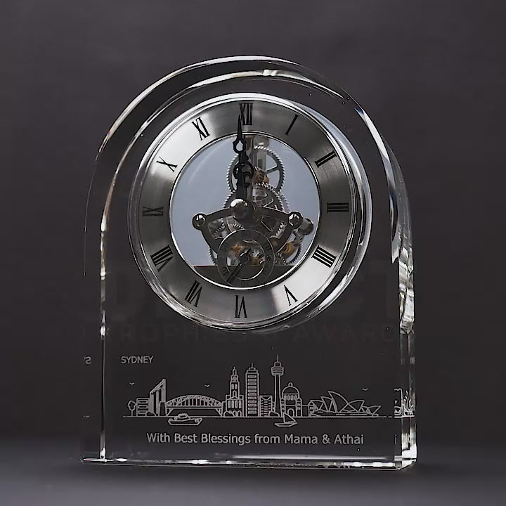 Epoch Crystal Clock 145mm