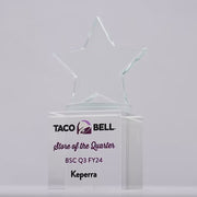 Crystal Mini Star Colour Trophy