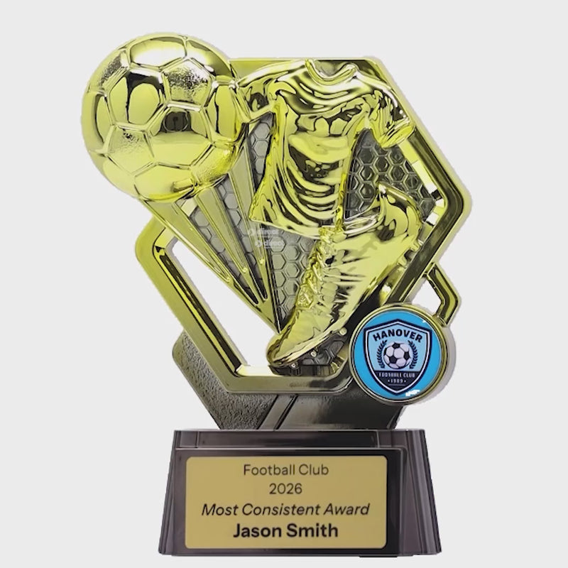 Thunderbolt Football Trophy - product video
