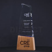 Iconiswift Crystal Wood Trophy
