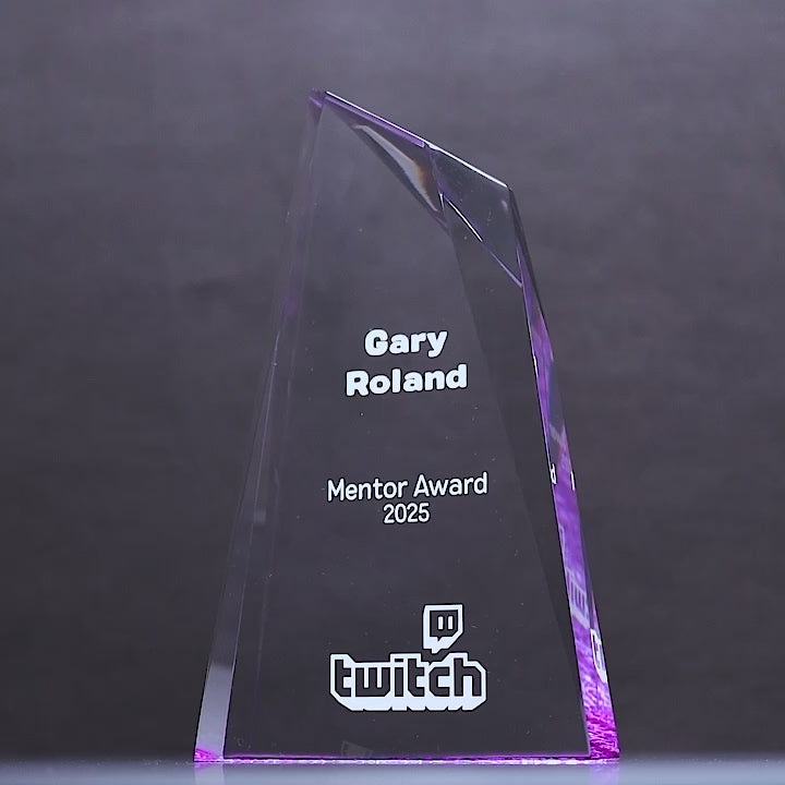 Torgo Acrylic Purple Trophy