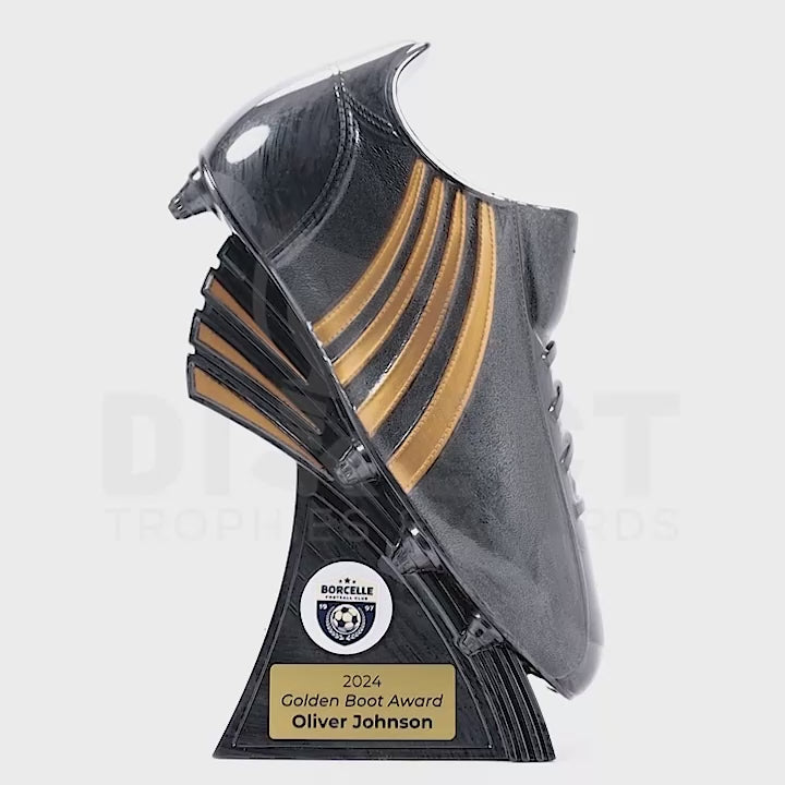Powerstrike Football Black Boot Trophy