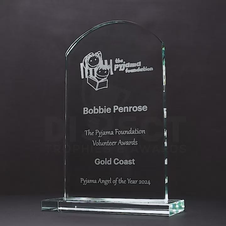 Gateway Arch Glass Trophy