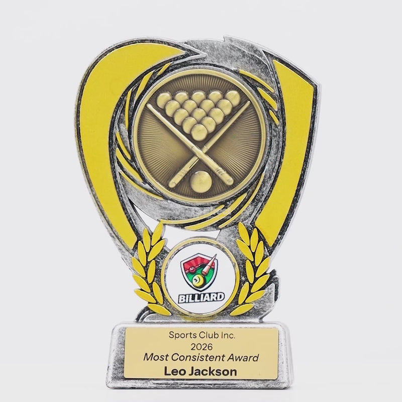 Halo Pool Billiards Trophy - product video