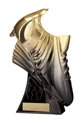 soccer trophy - gold and black