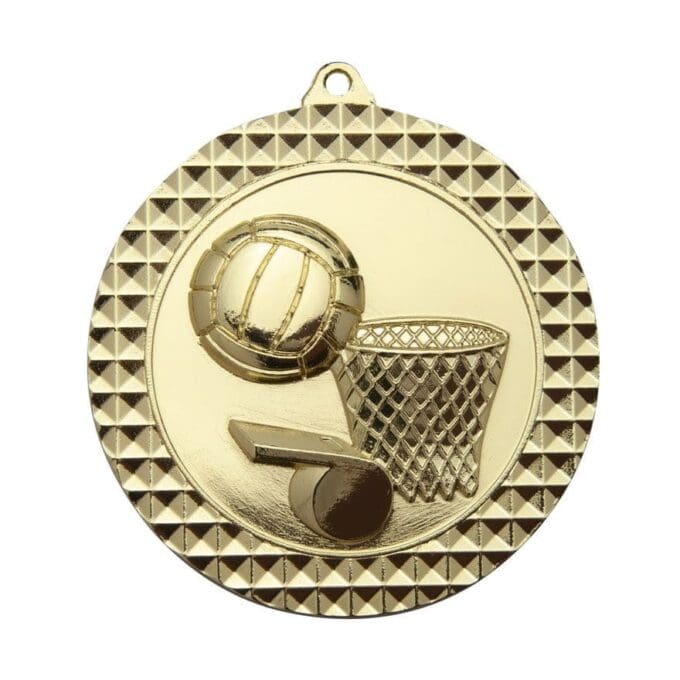 Checkered Netball Medal