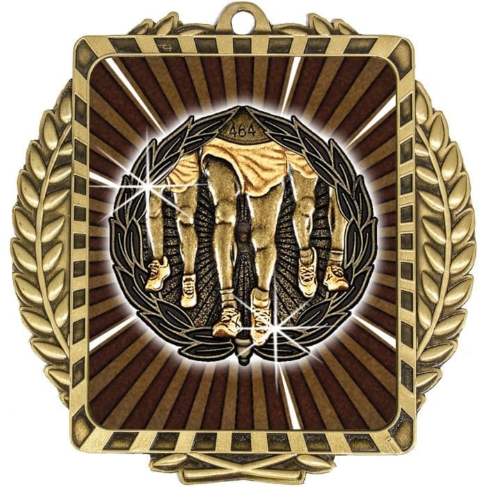 Lynx Wreath Running Medal