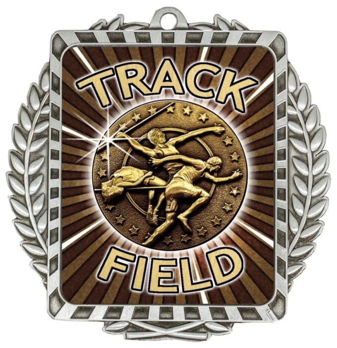 Lynx Wreath Track Field Medal - Image 2