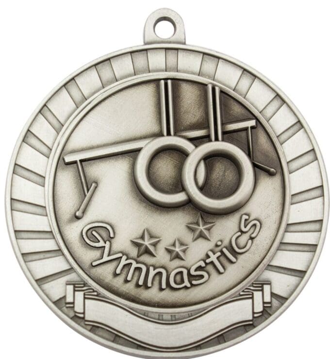 Eco Scroll Gymnastics Medal - Image 2