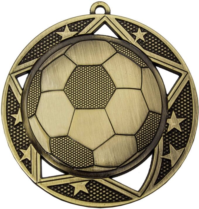 Soccer Galaxy Medal Gold