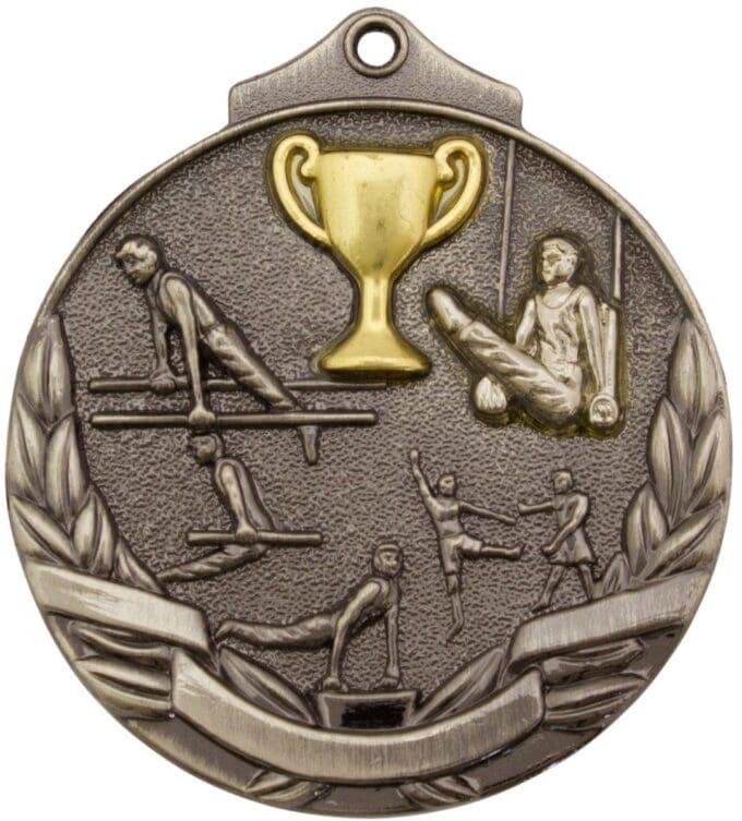 Two Tone Gymnastics Medal - Image 2