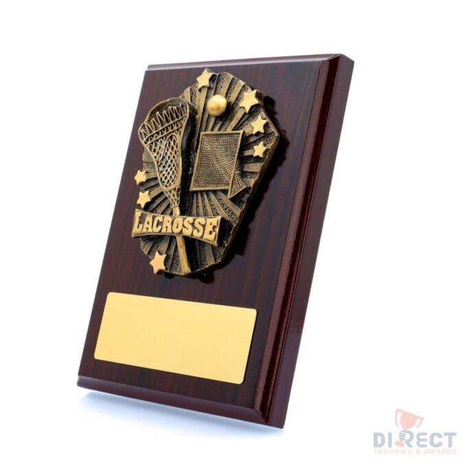 Cosmos Lacrosse Mahogany Plaque - Image 2