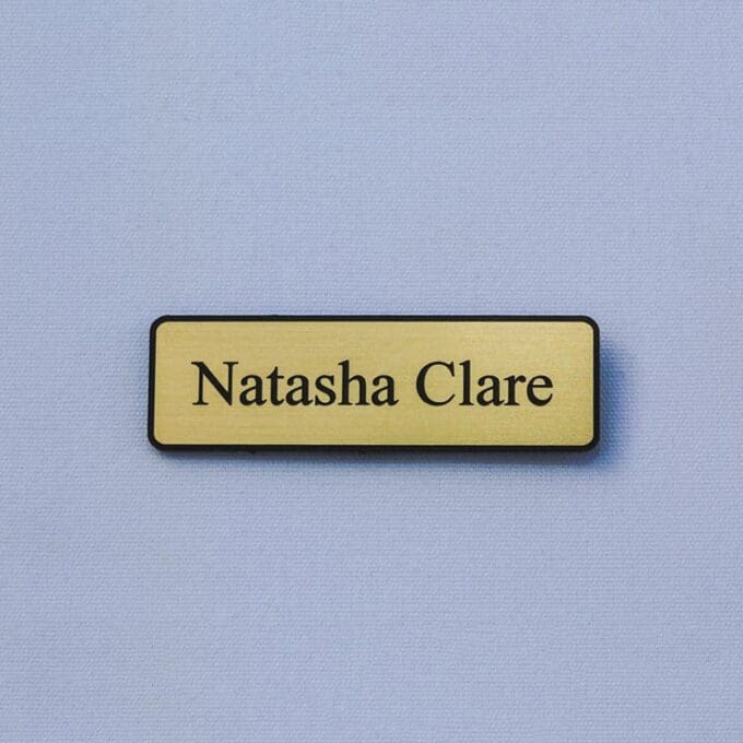 Engraved Acrylic Badge - Image 8