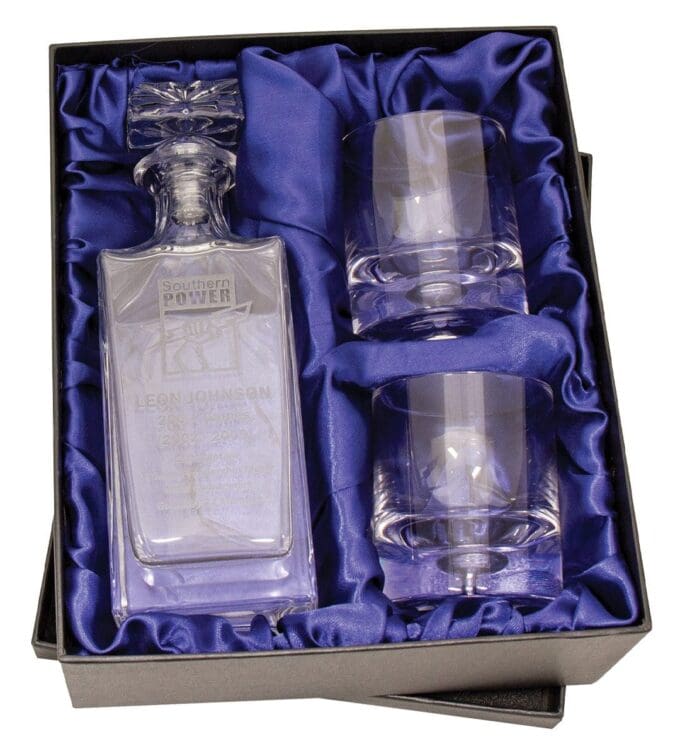 Gift Box only to suit Decanter & Whiskey Glasses