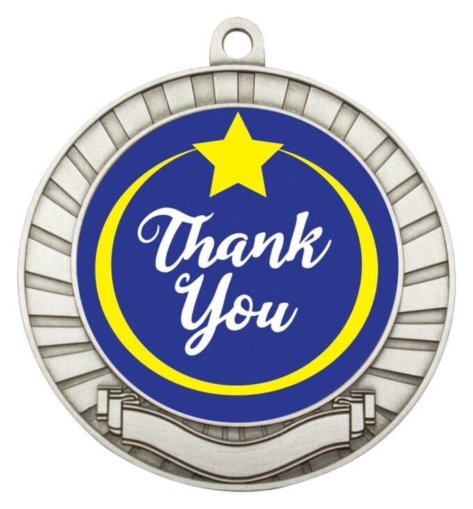 Eco Scroll Thank You Medal - Image 2