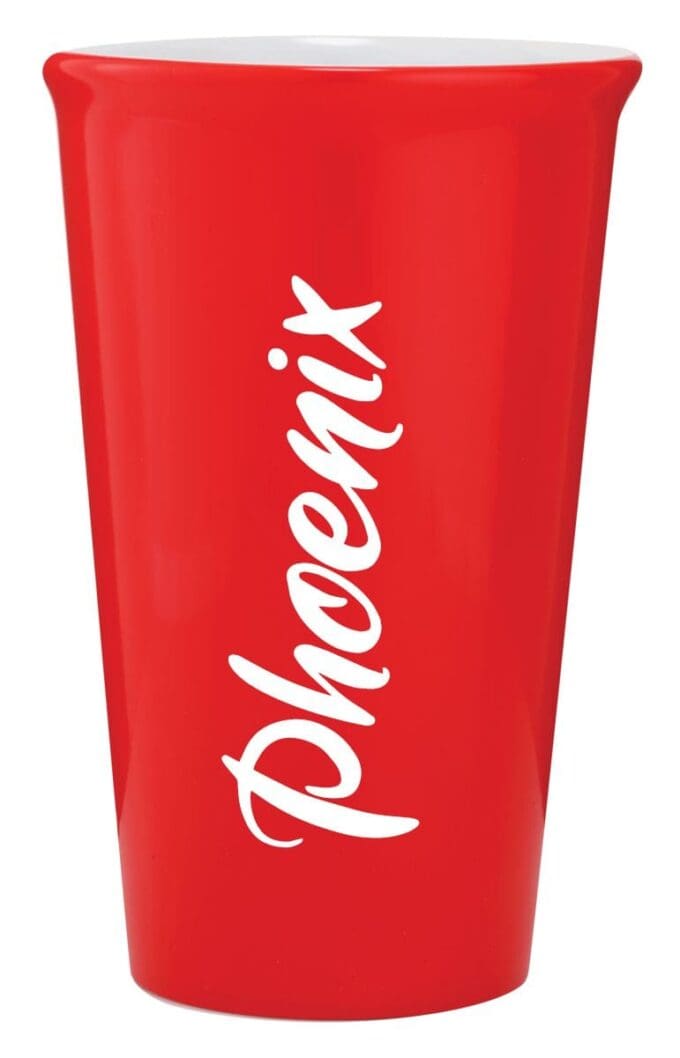 Red Latte Mug
