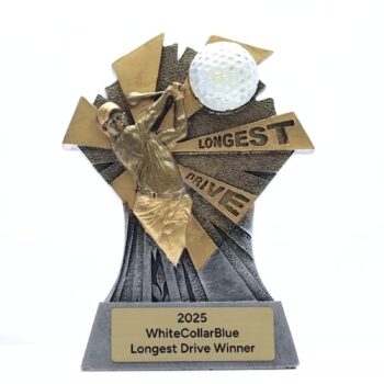 Golf Smash Longest Drive Trophy